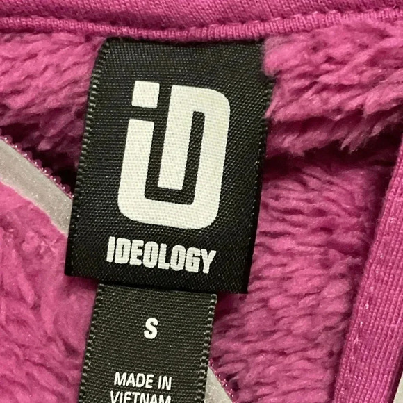 ideology Big and Little Girls Colorblocked Faux-Sherpa Zip Jacket. 2T, 6, S & XL - Picture 5 of 6